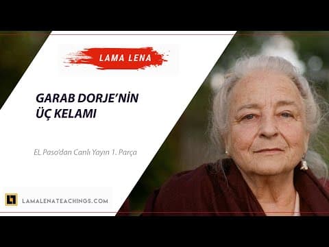 Garab Dorje'nin 3 Kelamı (Garab Dorje 3 Words)