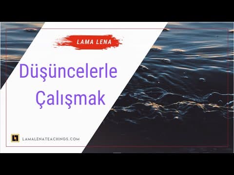 Düşüncelerle Çalışmak (Zihnin Doğasını İşaret Çalışması da içerir)